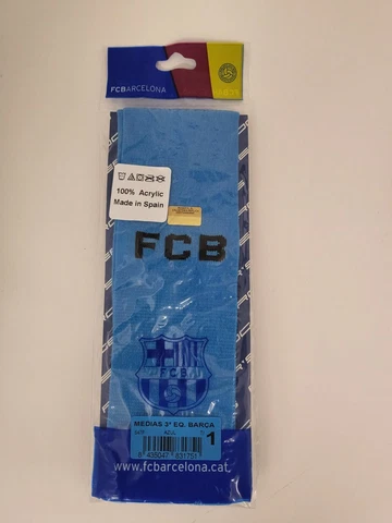 FC Barcelona Medias Socks Color Blue Size T/1 Made In Spain S47P Cover