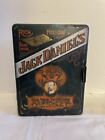 Jack Daniels Old Time Tennessee # 7 Whiskey Tin Box, Hudson Scott & Sons, Vtg