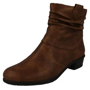 Mujer Rieker Forro Polar Botines Y0771/24 - Imagen 1 de 10