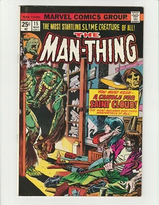 MAN-THING #15 (1975) ¡Horror Una vela para Saint Cloud! 8,5 MUY FINO+ - Imagen 1 de 2