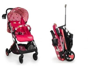 Cosatto stroller woosh 3 in Ladybug Ball with pull handle & raincover 0m to 25kg