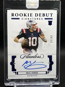 2021 Panini Flawless Mac Jones Rookie Debut Signatures Auto  4/10 🔥 - Picture 1 of 7