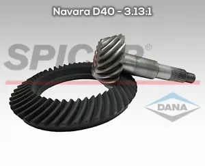 Fits NISSAN NAVARA D40 DANA SPICER 3.13 DIFF GEAR SET CROWN WHEEL PINION SPAIN - Picture 1 of 1