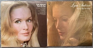 Lot Of 2 Lynn Anderson LP Vinyl Records Your My Man & Keep Me In Mind - Picture 1 of 2