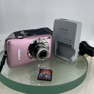 Canon IXUS 105 Digitalkamera 12,1 Megapixel pink vollständig getestet #720 - Bild 1 von 8