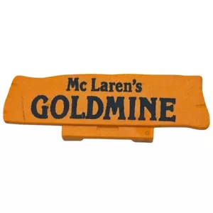 Playmobil Orange Gold Mine Poster Western Loose Medieval Jeans - Picture 1 of 1