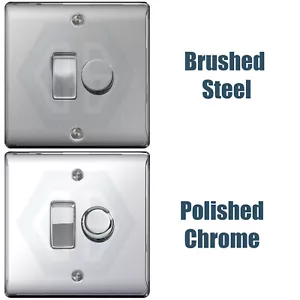 BG Nexus Brushed Chrome Polished Chrome Switches Sockets Full Range Satin Steel - Picture 1 of 59