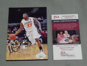 Marcus Smart, Oklahoma St & Boston Celtics, Signed 4 x 6 Oklahoma St Card, JSA - Picture 1 of 4