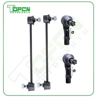 Pair(4) New Rear Sway Bars Outer Tie Rods End Kit Fits 2002-2003 Mazda Protege5 Foto 1 de 4