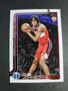 Tre Johnson III 2025-26 Topps Basketball RC Rookie - Picture 1 of 2