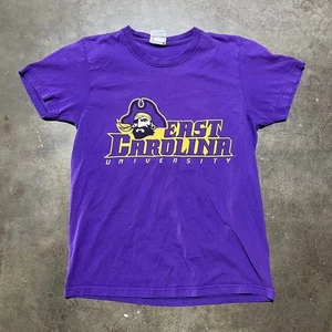 Vintage 90s Y2k East Carolina University ECU Purple T-Shirt 1990s - Bild 1 von 4