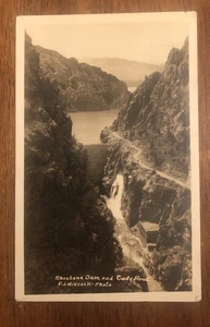 Shoshone Dam & Cody Road, Cody Wyoming. Postal en blanco y negro (WP8) - Imagen 1 de 2