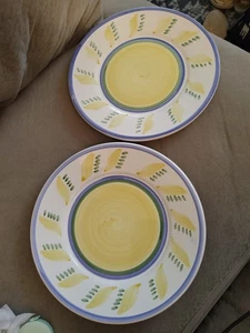 Williams Sonoma Tournesol Italy 9 5/8” Salad Plates Set Of 2 - Picture 1 of 8