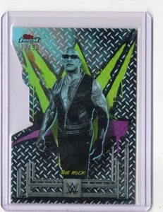 2025 Topps Finest WWE The Rock Common DIE CUT REFRACTOR #100 12/99 WRESTLING - Picture 1 of 1