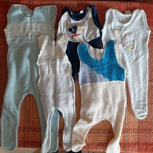 Baby Strampler Blau Konvolut Haushalt DDR - Bild 1 von 1