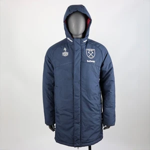 Umbro West Ham United Bench Mantel Parka mit Kapuze Größe M - Bild 1 von 5