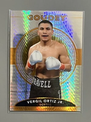 TARJETA VERGIL ORTIZ JR 🏆 CHAMPION LIMITED 2022 UD✨ROOKIE✨! #/499 ¡REFRACTOR! Foto 1 de 2