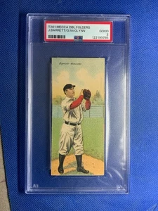 1911 T201 Meca Double Folders Barrett/McGlynn Milwaukee Brewers PSA 2 - Imagen 1 de 2