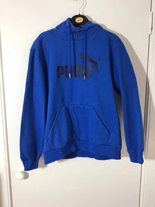 PUMA Men's Blue Hoodie Size Approximately Medium - Picture 1 of 5