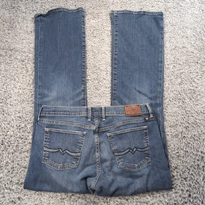 Jeans donna marca Lucky 6 blu dolce N basso svasato Normcore elasticizzato invecchiato - Foto 1 di 10