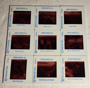 35mm Slides By PANA-VUE Of The Grand Canyon 9 Slides - Picture 1 of 5