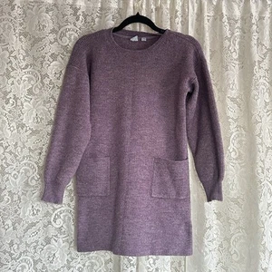 Gap Kids Purple Sweater Dress Size Medium - Picture 1 of 4