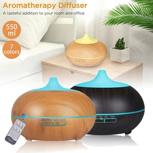 550ML Ultraschall Luftbefeuchter Aroma Diffuser 7 LED-Licht Humidifier Diffusor - Bild 1 von 14