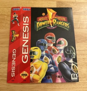 Sleeve ONLY for Mighty Morphin Power Rangers (Sega Genesis, 1994) - No Game - - Picture 1 of 9