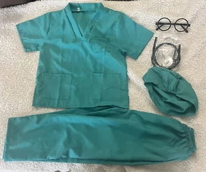 Disfraz de Doctor Scrubs para Niños 6 Piezas con Accesorios Halloween Juegos con disfraces 4T 5T - Imagen 1 de 8