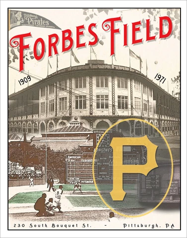 Pittsburgh Pirates - Forbes Field - poster print Cover