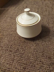 Vintage 1986 Royal Limited Japan China "Golden Ivory" Zuckerdose mit Deckel - Bild 1 von 9