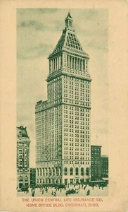Cartolina Union Central Life Insurance Building Cincinnati Ohio - Foto 1 di 2