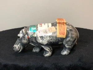 Vtg. 1977 Luxardo Maraschino Liquor Ceramic Hippo Decanter Container - EMPTY - Picture 1 of 9