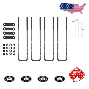18In Premium Steel U-Bolt Kit - Perfect for Truck Body and Chassis Connections - Picture 1 of 3