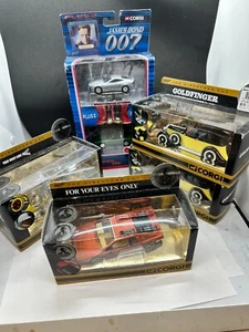 SET BESTEHEND AUS 5 CORGI 007 DRUCKGUSSAUTOS SIE LEBEN NUR ZWEIMAL FÜR IHRE AUGEN NUR GOLDFING - Bild 1 von 5