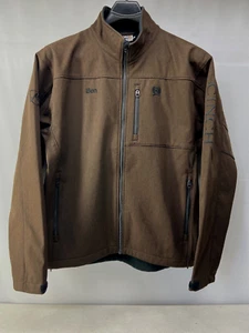 GIACCA DA COWBOY WESTERN RODEO CINCH UOMO XL MARRONE SOFT SHELL FULL ZIP - Foto 1 di 12
