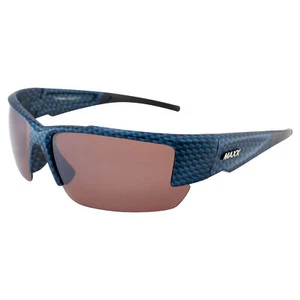 Maxx Stealth 2.0 Sports & Motorcycle Sunglasses TR90 Blue Carbon Frame w/ HD - Picture 1 of 8
