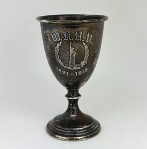 COPA TROFEO de plata esterlina Cuerpo de alivio para mujeres 1891-1916 GAR Unión Veteranos - Imagen 1 de 8