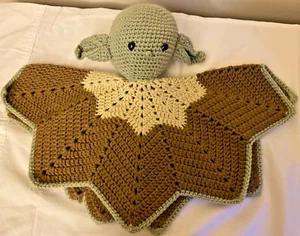 Baby Yoda Crochet Security Blanket - Wonderful Shape! - Picture 1 of 6