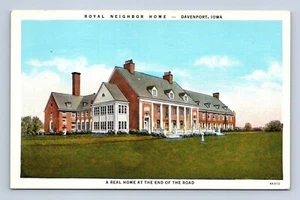 Royal Neighbor Home Davenport Iowa Postcard 4A312 Unposted - Picture 1 of 2