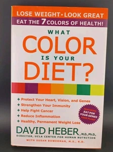 What Color is your Diet? David Heber 2001 FE Hardcover DJ W2 - Picture 1 of 7