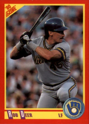 1990 Score #390 Rob Deer - NM - Image 1 of 2