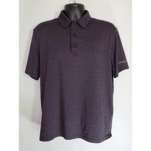 G.H. Bass & Co. Polo Shirt Moisture Wicking Stretch Golf Casual Black M - Picture 1 of 3