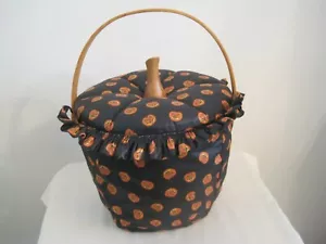 Longaberger Halloween basket with lid liner and skirt - $295.91 - Picture 1 of 7
