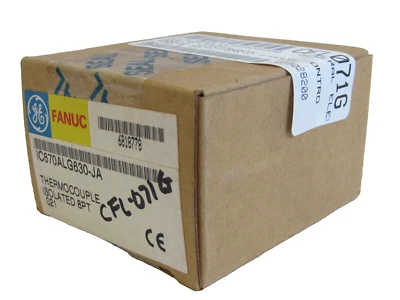 NEW GE FANUC IC670ALG630-JA THERMOCOUPLE ISOLATED 8 PT - Image 1 of 3