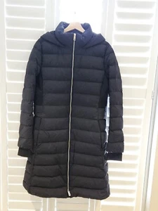BNWT 100% AUTHENTIC WOMENS BURBERRY COAT PADDED JACKET L LARGE BLACK STYLISH - Picture 1 of 11