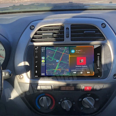 CARPLAYER 4+64GB Car Radio For Toyota RAV4 2001-2005 Android Apple CarPlay Wifi GPS Stereo
