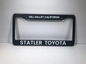 Back to the Future _ STATLER TOYOTA dealership PLATE FRAME - Picture 1 of 9