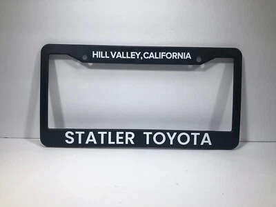 Back to the Future _ STATLER TOYOTA dealership PLATE FRAME - Image 1 of 4