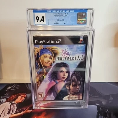 Final Fantasy X-2 PlayStation 2 PS2 CGC 9.4 A+ Brand New Factory Sealed Not WATA - Image 1 of 4
